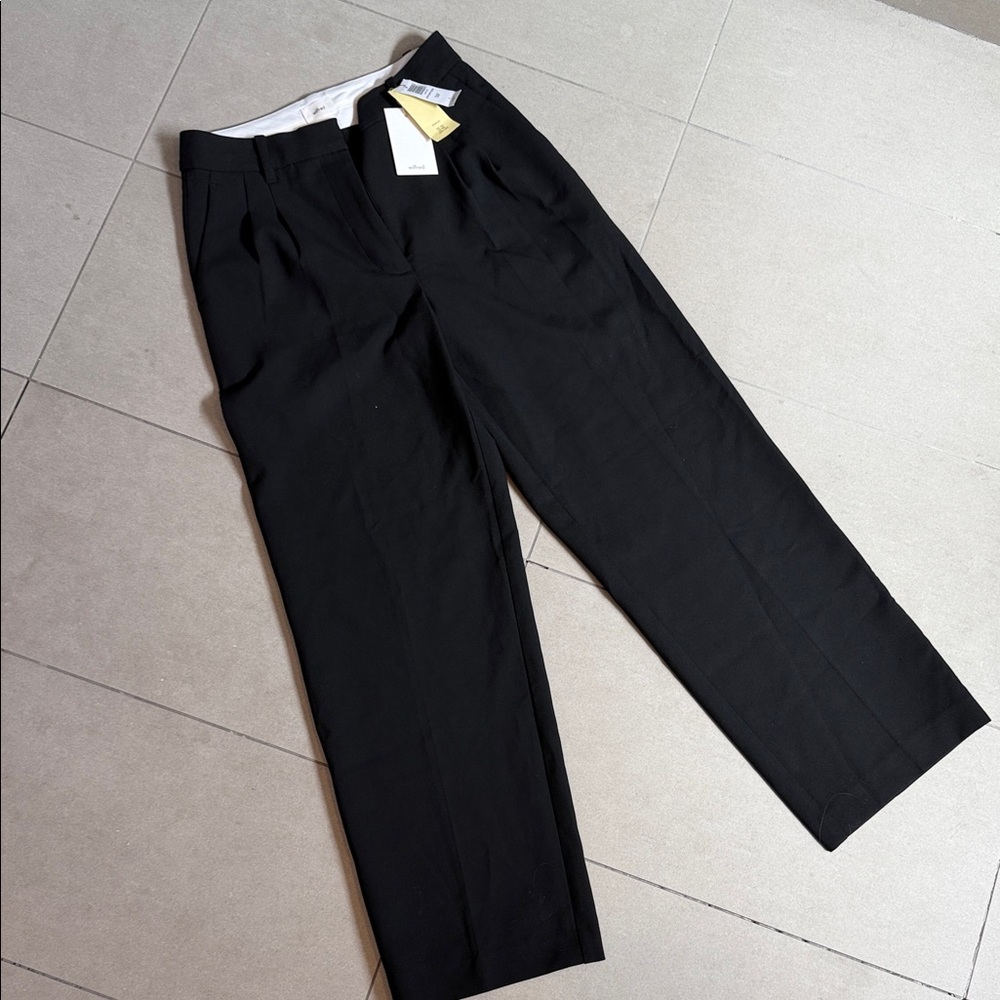 Wilfred Black Boot Cut Dress Pants